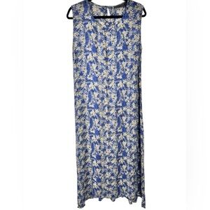 Lindor floral maxi sleeveless dress, Petite S, lined, flowy lightweight Western